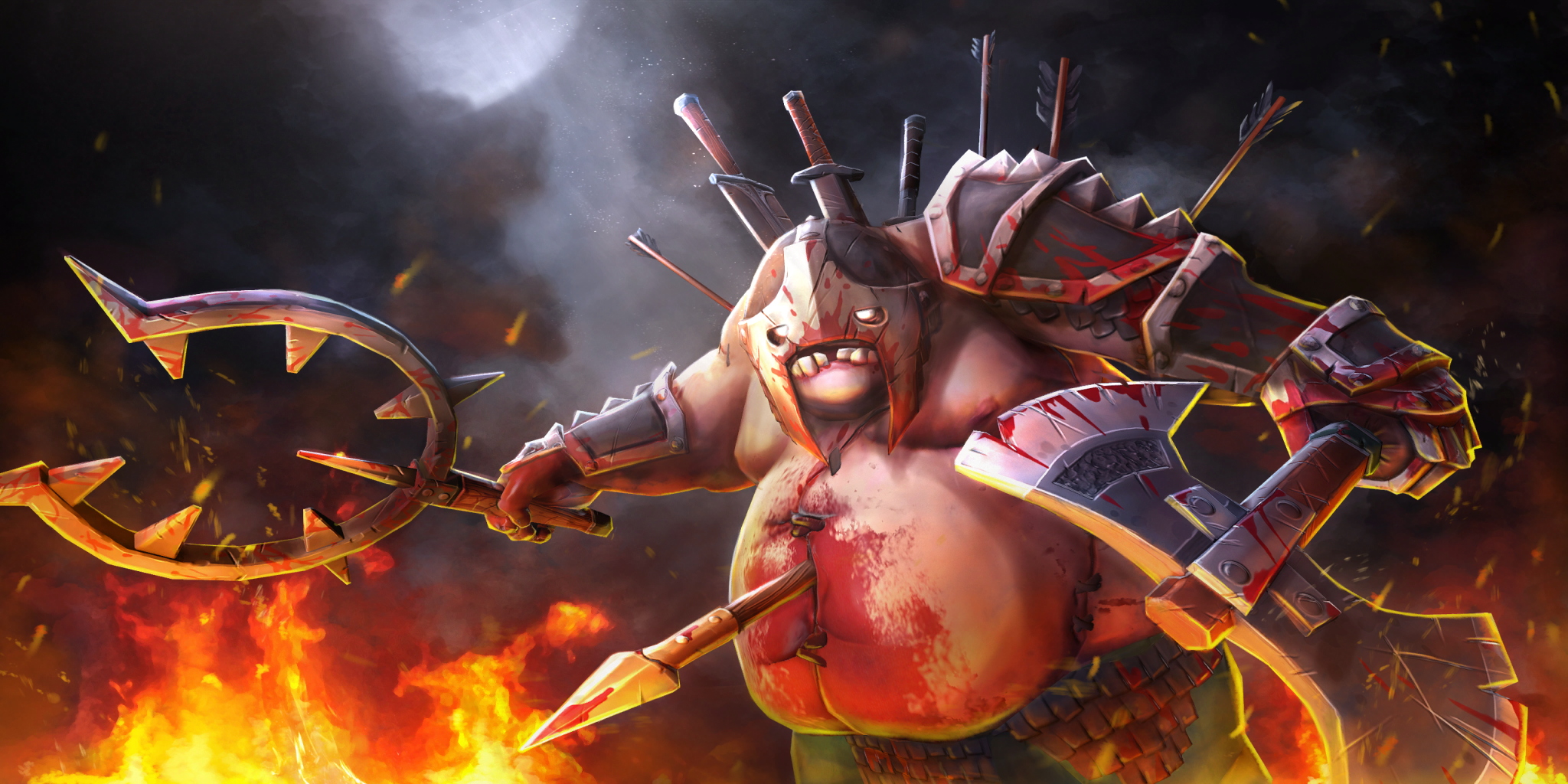 Dota 2 загрузочные экраны Pudge.